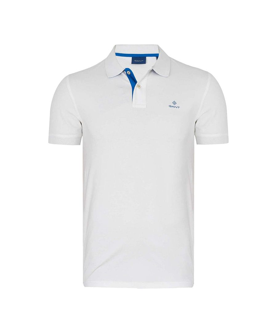 CONTRAST COLLAR PIQUE SS RUGGER