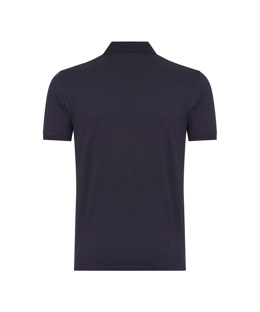 CONTRAST COLLAR PIQUE SS RUGGER