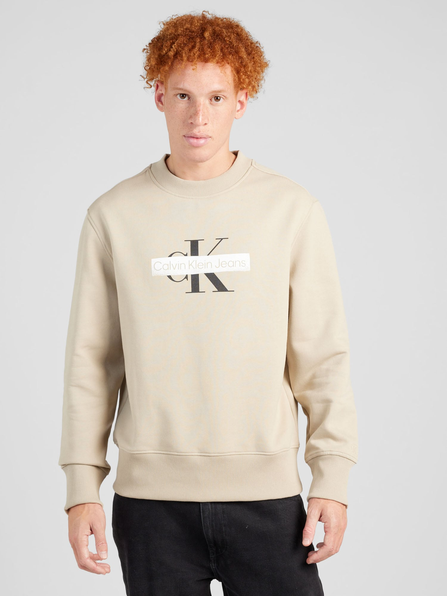 MONOLOGO STENCIL CREW NECK