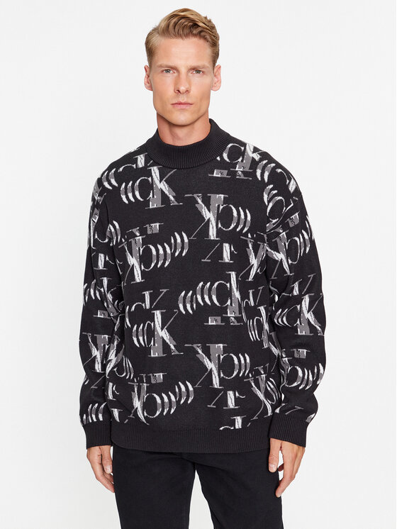 HYPER REAL CK AOP SWEATER