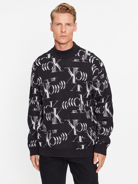 HYPER REAL CK AOP SWEATER