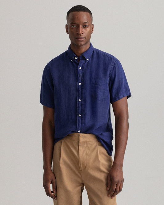 D2. REG UT GMNT DYED LINEN SS BD