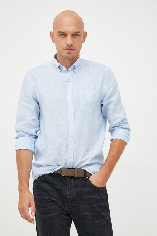 D2.REG LINEN SHIRT BD