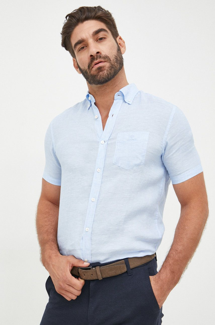 D2. REG LINEN SHIRT SS BD