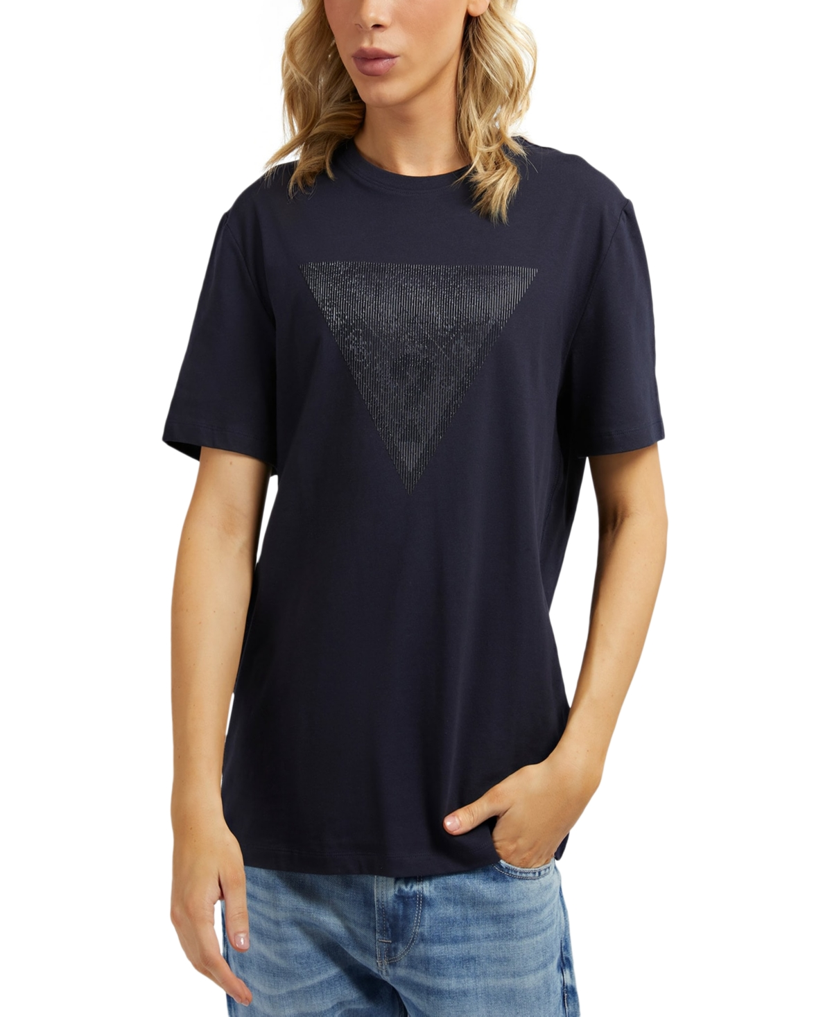 SS CN SHINY GEL TRIANGLE TEE