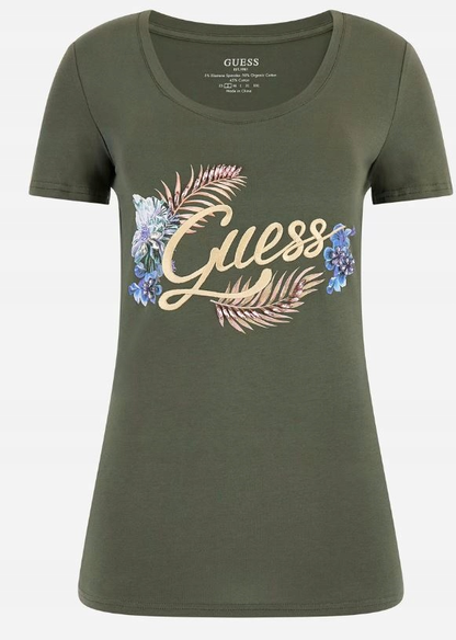 SS RN EMBELLISH LOGO TEE